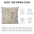 thumbnail image 5 of BANET Pillows Cover Pattern Pillow Cover Cute Decorative Pillows for Couch Decorative Outdoor Fabric Pillow Case for Couch Bed Car Gift for Teacher 12x12in, 5 of 5