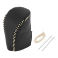 thumbnail image 1 of Cubierta de pomo de cambio de marchas Unique Bargains, protector de manija de cambio para Honda HR-V 2023-2024, cuero sintético negro y beige, 1 pieza, antideslizante para automóvil, 1 of 1