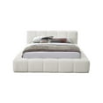 thumbnail image 7 of Meridian Furniture Carlin Cream Chenille Fabric Full Bed, 7 of 7