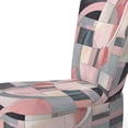thumbnail image 4 of Designart "Transcendent Angles in Pink I" Pink Transcendent Upholstered Accent Chair - Modern Arm Chair For Living Room, 4 of 7