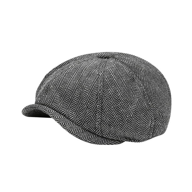 Gorro de , regalo de cumpleaños, gorro de golf de otoño, gorra plana para conducir, viajar al aire libre gris