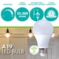 thumbnail image 5 of Simply Conserve 60-Watt Equivalent A19 Dimmable LED Light Bulb, 2700K Soft White, 4-pack, 5 of 8