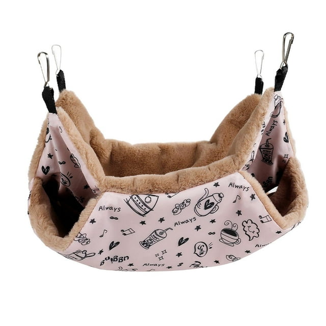 Small al Guinea-Pig Hanging Hammocks Bed Pet Cage Hammock for Ferret Rat Chinchilla Hamster Cavy Degu Gerbil Rabbit Playing Activity Fun Toy Los 34x34cm Colco Cama hamaca de hámster