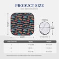 thumbnail image 3 of Vsdgher Colorful Fish Print Car Windshield Sun Shade, Reflective Sunshade Window Sunshade Sun Visor Protector Fit for Cars,Trucks,SUVs-Large, 3 of 6
