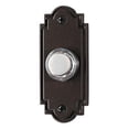 thumbnail image 2 of Nutone PB15LBR Oil Rubbed Builder Kits Decorative Lighted Door Bell Pushbutton, Bronze, 2 of 2