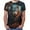 Black, variant on Graphic Tee for Everyday Casual Comfort Men’s T Shirt with Howling Wolf Design and Outdoor Vibe