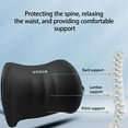 thumbnail image 6 of SNGMN Car Lumbar Support Cushion - Memory Foam Seat Pillow for Driving & Office, Ergonomic Back Pain Relief, 6 of 8