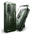 thumbnail image 1 of Dexnor Shielder Series Case for Samsung Galaxy Z Fold 3(2021), Military-Grade Full-Body Shockproof Rugged Bumper Case Cover with Built-in Screen Protector & Kickstand,Army Green, 1 of 5