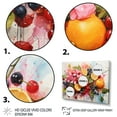 thumbnail image 3 of Designart "Acrylic On Fruit Representation wall decor" Food & Beverage Floater Framed Canvas Wall Art, 3 of 7