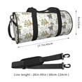 thumbnail image 2 of Fotbe Jungle Animal Bolsa Deportiva de Lona Plegable con Estampado, Bolsa de Gimnasio con Bolsillo Seco/Húmedo, Bolsa de Viaje Ultraligera de Gran Capacidad, 2 of 6
