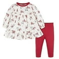 thumbnail image 6 of Gerber Baby and Toddler Long Sleeve Dress & Leggings Set, 2 Piece, Sizes 0-3 Months - 5T, 6 of 9