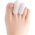 thumbnail image 2 of 16 protectores de gel para dedos de los pies, protectores de silicona para hombres y mujeres para correr y caminar. Previenen ampollas, callos, dedos doloridos y dedos en martillo., 2 of 5