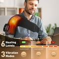 thumbnail image 4 of Cordless Shoulder Heating Pad, Heated Shoulder Wrap with Vibration, 6 Heat & 3 Vibration Settings, 5000mAh Battery, Universal for Left and Right Shoulders, Magnetic Controller for Easy Operation, 4 of 7