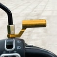 thumbnail image 6 of yotijar Generic Motorcycle Mirror Mount Extender Universal Aluminium Alloy Gold, 6 of 8