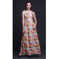thumbnail image 2 of Bimba Floral Women V Neck Sleeveless Front Slit Casual Maxi Printed BohoÂ&nbsp;Dress-X-Small, 2 of 5