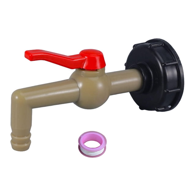Adaptador para tanque IBC Tote, conector para tanque de agua de un galón para tanques de agua de 18 l, 20 l, 25 l y 30 l. DN15