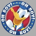 thumbnail image 2 of Boy's Mickey & Friends Donald Duck Oh Boy! Graphic Tee Athletic Heather X Large, 2 of 5