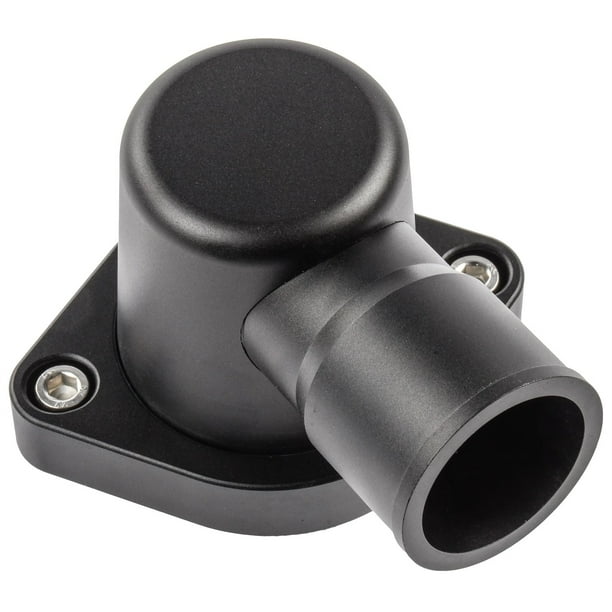 JEGS 53027 Swivel Thermostat Housing GM LS Black