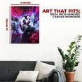 thumbnail image 3 of Guardians of Galaxy Canvas Wall Art by DreamController- 18x24 inches Marval Wall Decor | HD Printed & Wooden framed wall art | Modern Wall Decor for Bedroom, Living Room, Office, Kids Room | Made in, 3 of 5