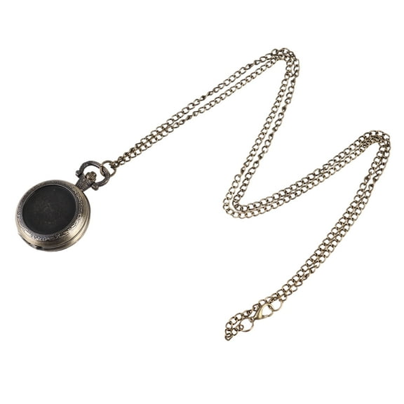 Masteelf Pocket Watch Pendant Necklace Creative Timepiece Gift for Family and Friends