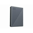 thumbnail image 3 of Western Digital 4TB WD My Passport, Works with USB-C, Portable External Hard Drive HDD, Silicon Grey - WDBRMD0040BGY-WESN, 3 of 5