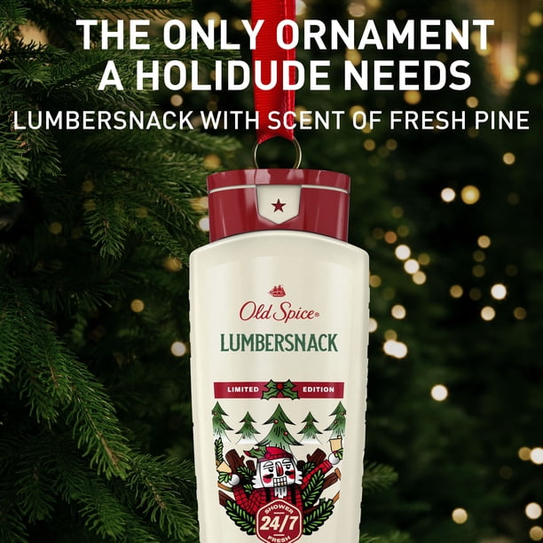 Old Spice Holidudes Gift Set with Lumbersnack, Snickerdudel, and