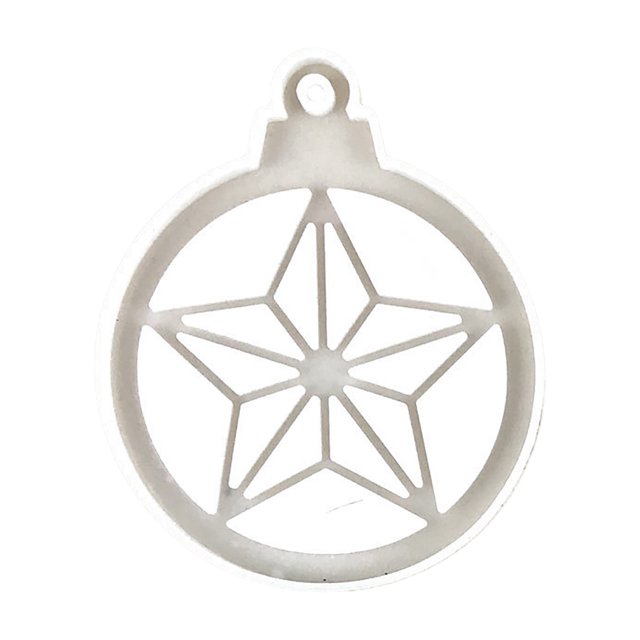 Navidad DIY colgante molde de silicona hoja copo de nieve decoración molde de silicona Wmkox8yii gf6699