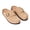 Taupe, variant on Suede Clogs for Women Cork Footbed Sandals Arch Support Potato Shoes with Adjustable Buckle, Taupe