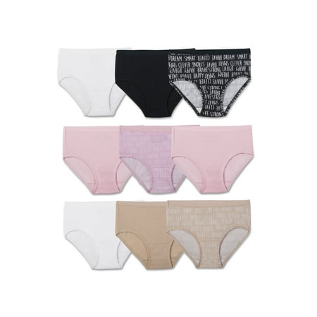 Assorted Classic Cotton Briefs, 9 Pack (Little Girls & Big Girls)