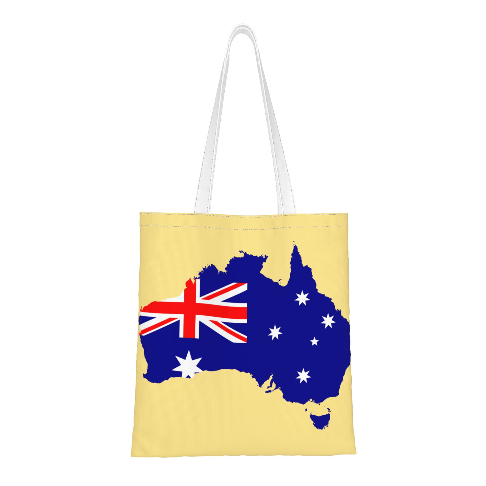 DouZhe Reusable Grocery Bags, Australia Flag Lightweight Polyester