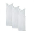 thumbnail image 6 of Fruit of the Loom Men's 9-Pack White 100% Cotton A-Shirts Tanks X-Large, White, 6 of 6