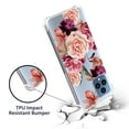 thumbnail image 6 of CoverON Phone Design For T-Mobile Revvl 6 5G Case, Clear Flexible Soft Rubber Slim TPU Cover, Peony Flower, 6 of 8
