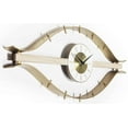 thumbnail image 4 of Infinity Instruments The Horus Gold Modern Analog Display 10-inch Wall Clock, 4 of 7