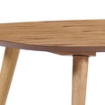 thumbnail image 3 of GDF Studio Cilla Mid Century Modern Wood Tripod Coffee Table, Natural, 3 of 9