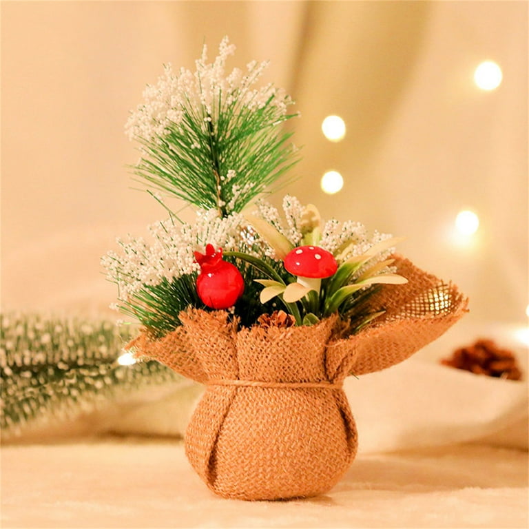 Ayieyill 56Pcs Poinsettia Christmas Flowers Decorations Christmas flower  ornaments Artificial Glitter Berry Stems Christmas Pine Cones Christmas  Tree