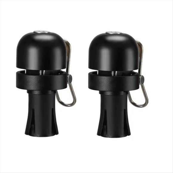 Timbre de Bicicleta de Aleación de Cobre para Manillar de Bicicleta, 80 DB, Sonido y Potente, Alarma de Alto Decibelio para Bicicletas de Carretera, Color Negro.