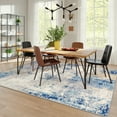 thumbnail image 2 of Moynesa 8'x10' Area Rug for Living Room Machine Washable Rugs Modern Abstract Low Pile Soft Mat Large Indoor Non-Slip Accent Carpet for Dining Room Table Apartment,Blue, 2 of 9