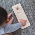 thumbnail image 3 of PlanToys® Triangle Matching Puzzle Wooden Sorting & Logic Toy for Kids Ages 3+ | Montessori Educational Game for Fine-Motor Skills & Spatial Reasoning | Eco-Friendly Learning Toy, 3 of 6