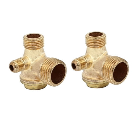 g1/2xg3/8xg1/8 male thread 3-way vertical air compressor check valves
