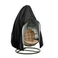 thumbnail image 2 of Yuarrent Cubierta colgante para silla de huevo, para Patio exterior, silla columpio, resistente al agua, a prueba de rayos UV, a prueba de polvo, cubierta Cubiertas para muebles de jardín Negro Yuarrent HA001739-01, 2 of 6