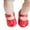 Red, variant on Baby Girls Wedding Dress Shoes Bow Ballet Princess Mary Jane Flats Toddler First Walkers Sneaker Crib Baptism Shoes