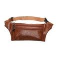 thumbnail image 2 of Ultralight Invisible Waist Pack, PU Anti-Theft Waterproof Fanny Pack, Multi-Layer for Travel Sports, Black Coffee Brown, 2 of 6