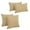 Olive Green, variant on Double-corded Solid Outdoor Spun Polyester Throw Pillows with Inserts (Set of 4), Lime
