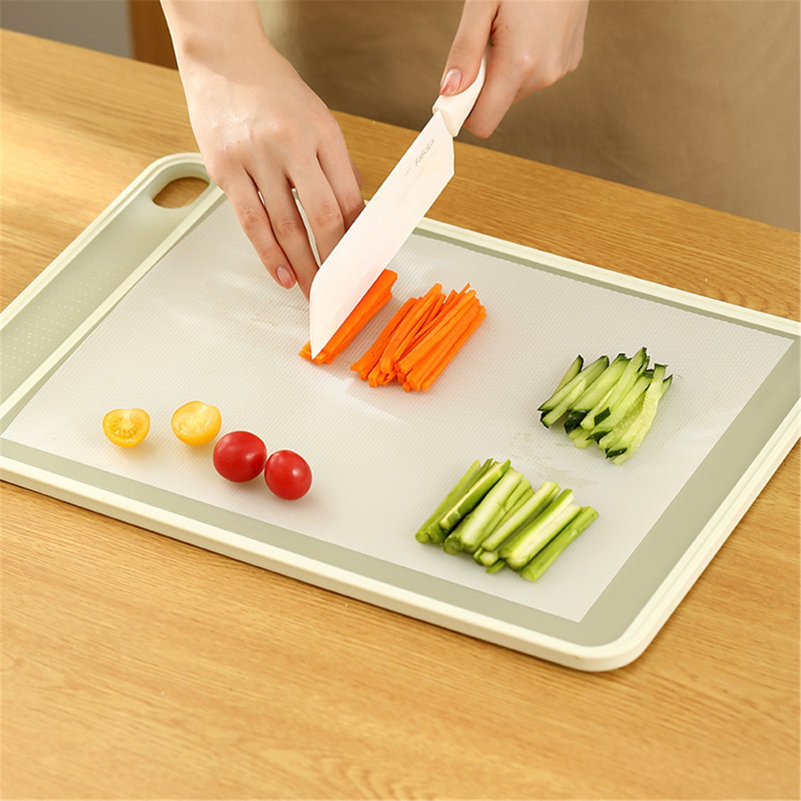 Plastimade Disposable Plastic Cutting Board, Easy to Use Built in Sliding Cutter, Great for Cooking Prep,commercial, Traveling, Tailgating, Camping, O