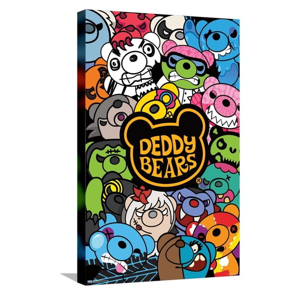 Deddy Bears - Collage Canvas Wall Poster, 14.725" x 22.375"