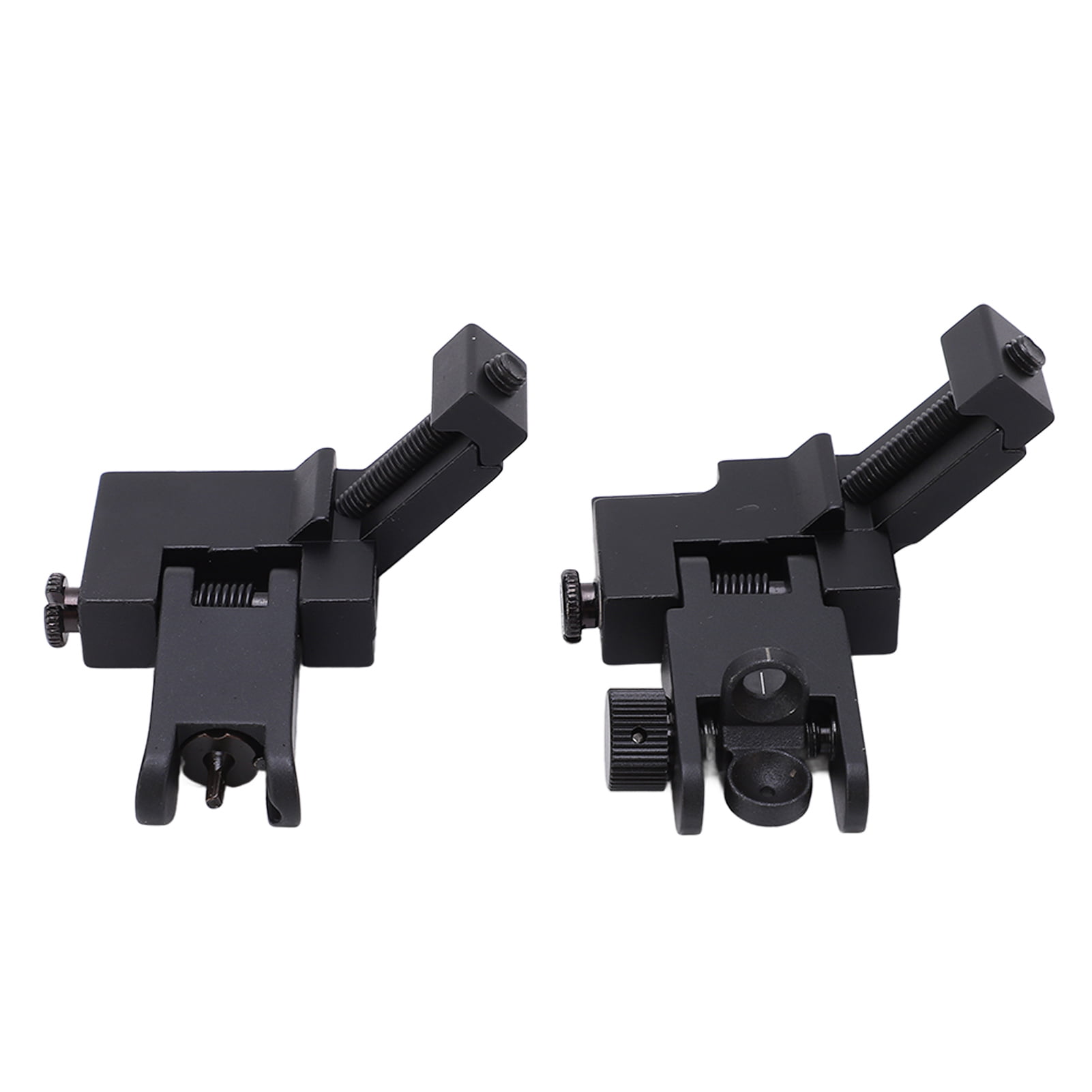 Aluminum 45 Degree Offset Flip Up Front and Rear Rapid Transition Backup Sight 