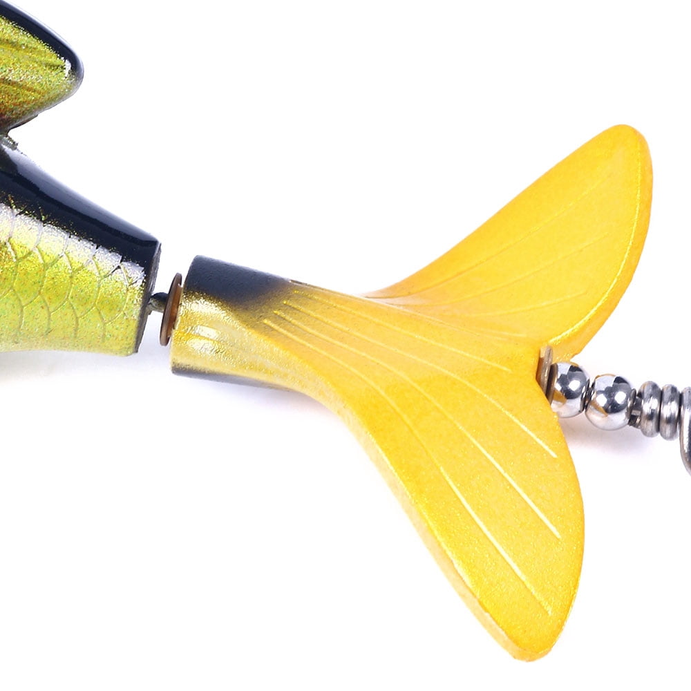 HENGJIA  Fishing Lures, Topwater Floating Rotating with Sequins Tail Artificial Hard Bait Fishing Lures Swimbaits Slow Sinking Hard Lure Fishing Tackle Kits