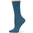 thumbnail image 5 of 7BIGSTARS KINGDOM Women's Bamboo Dress Socks - 4 Pack Medium - Thin Casual Crew Calf - Sock Size 9-11 Shoe Size 5-9 M Denim Blue, 5 of 9