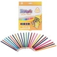 thumbnail image 2 of Crayons de Croquis, 24 Pcs Crayons de Couleur Triangulaires pour Enfants, Crayons de Coloriage, Résultats Impressionnants, 2 of 9