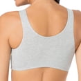 thumbnail image 3 of Sujetador deportivo Lorddream para mujer, estilo tirantes, paquete de 3, gris - M, 3 of 7
